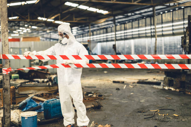 Professional Infectious Disease Decontamination technician working in Gentry, AR
